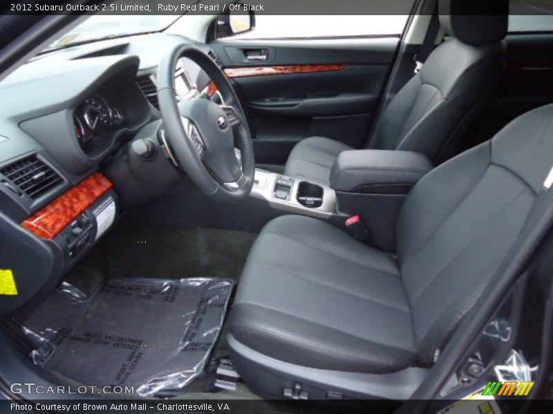 Ruby Red Pearl / Off Black 2012 Subaru Outback 2.5i Limited