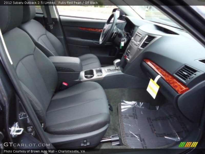 Ruby Red Pearl / Off Black 2012 Subaru Outback 2.5i Limited