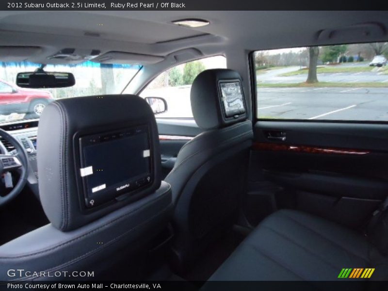 Ruby Red Pearl / Off Black 2012 Subaru Outback 2.5i Limited