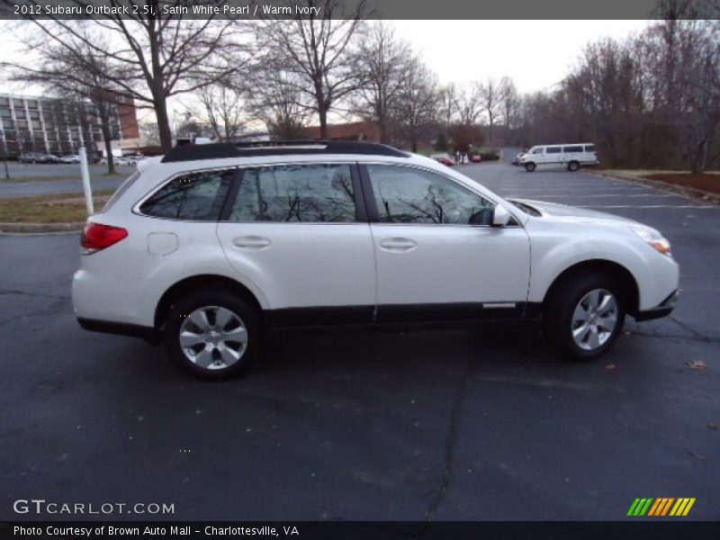 Satin White Pearl / Warm Ivory 2012 Subaru Outback 2.5i