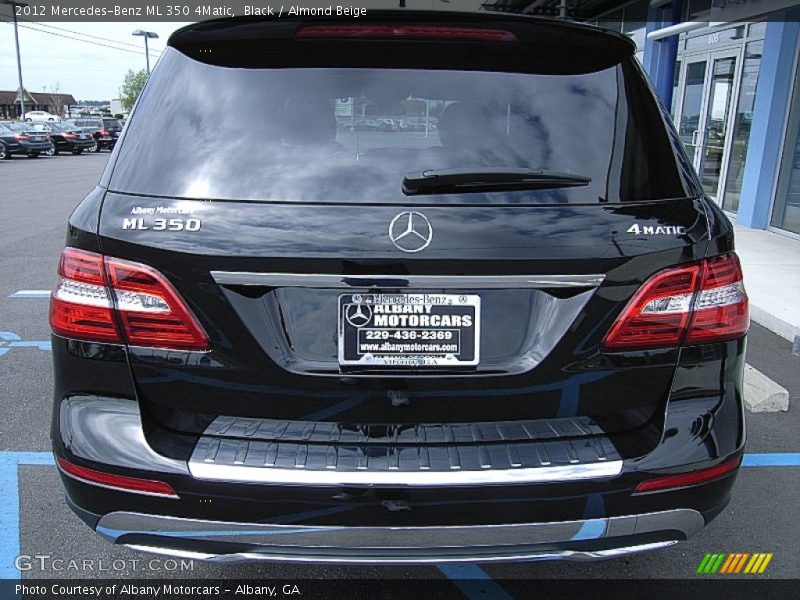 Black / Almond Beige 2012 Mercedes-Benz ML 350 4Matic