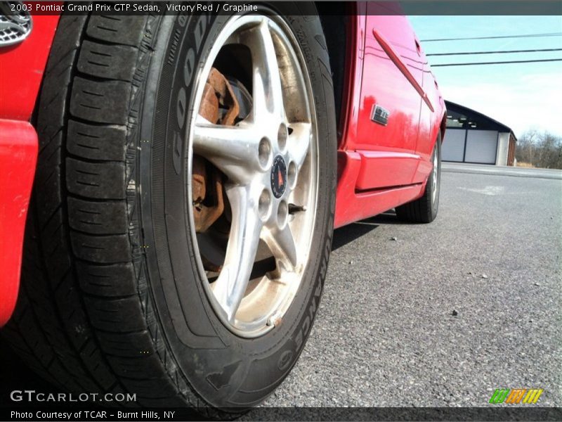 Victory Red / Graphite 2003 Pontiac Grand Prix GTP Sedan