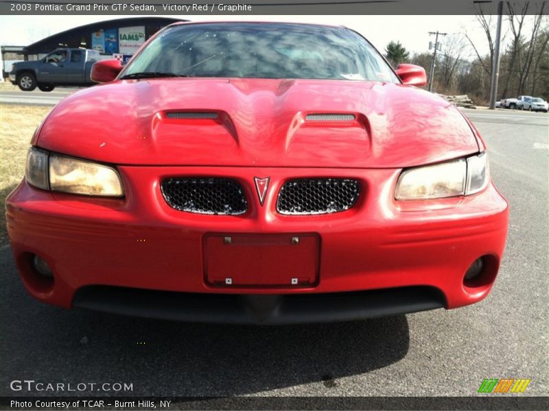 Victory Red / Graphite 2003 Pontiac Grand Prix GTP Sedan