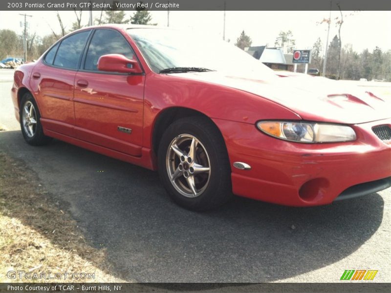 Victory Red / Graphite 2003 Pontiac Grand Prix GTP Sedan