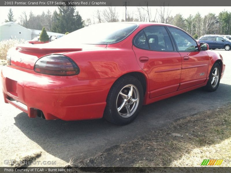 Victory Red / Graphite 2003 Pontiac Grand Prix GTP Sedan
