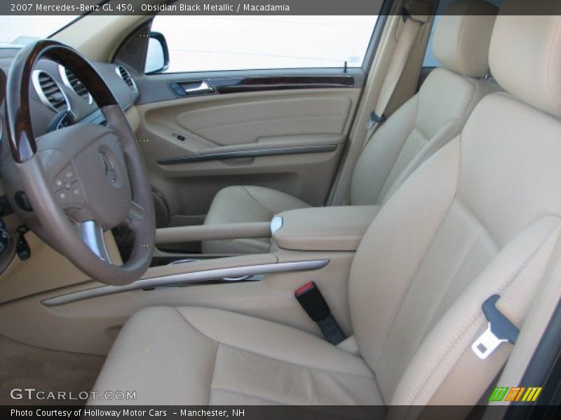 Obsidian Black Metallic / Macadamia 2007 Mercedes-Benz GL 450