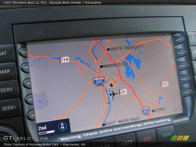 Obsidian Black Metallic / Macadamia 2007 Mercedes-Benz GL 450