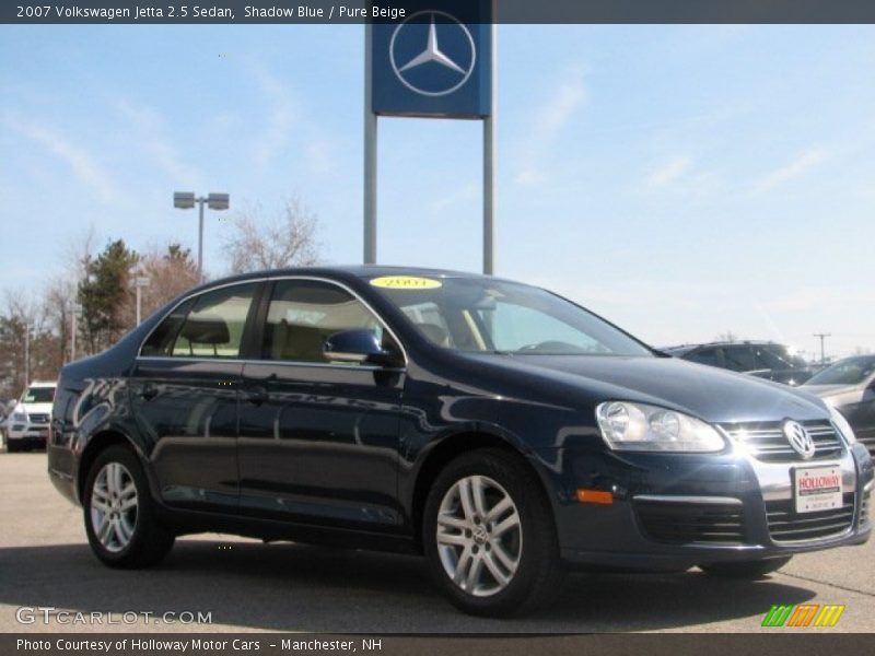 Shadow Blue / Pure Beige 2007 Volkswagen Jetta 2.5 Sedan