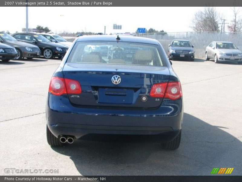 Shadow Blue / Pure Beige 2007 Volkswagen Jetta 2.5 Sedan