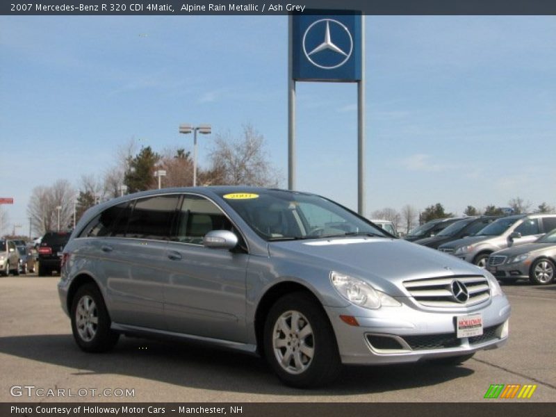 Alpine Rain Metallic / Ash Grey 2007 Mercedes-Benz R 320 CDI 4Matic