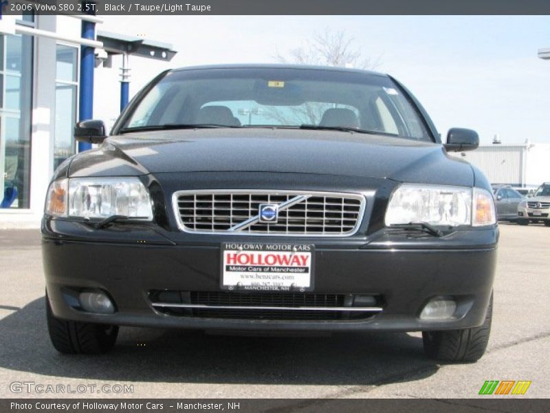 Black / Taupe/Light Taupe 2006 Volvo S80 2.5T