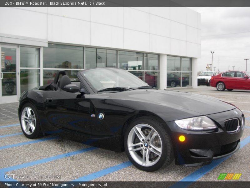 Black Sapphire Metallic / Black 2007 BMW M Roadster