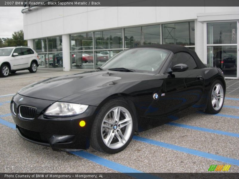 Black Sapphire Metallic / Black 2007 BMW M Roadster