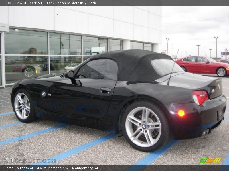 Black Sapphire Metallic / Black 2007 BMW M Roadster