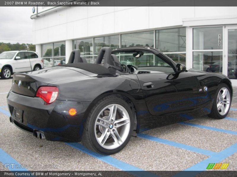Black Sapphire Metallic / Black 2007 BMW M Roadster