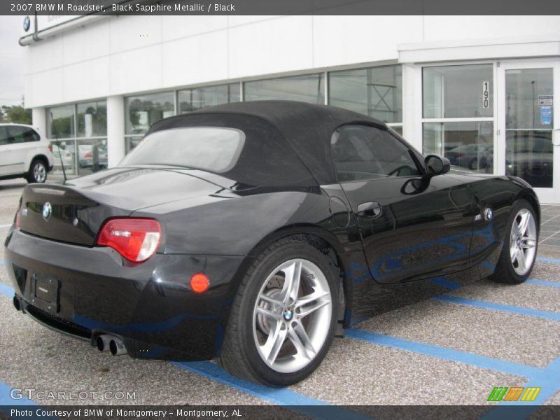 Black Sapphire Metallic / Black 2007 BMW M Roadster