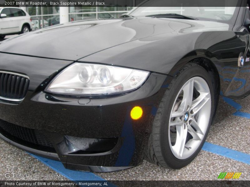 Black Sapphire Metallic / Black 2007 BMW M Roadster