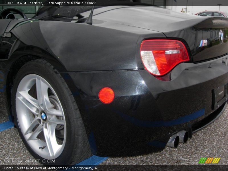 Black Sapphire Metallic / Black 2007 BMW M Roadster