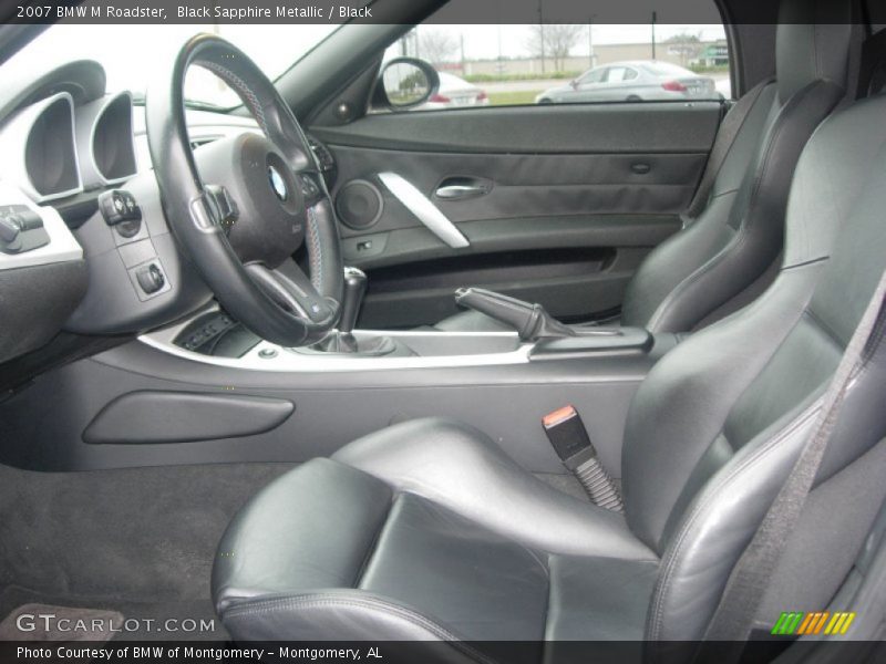  2007 M Roadster Black Interior