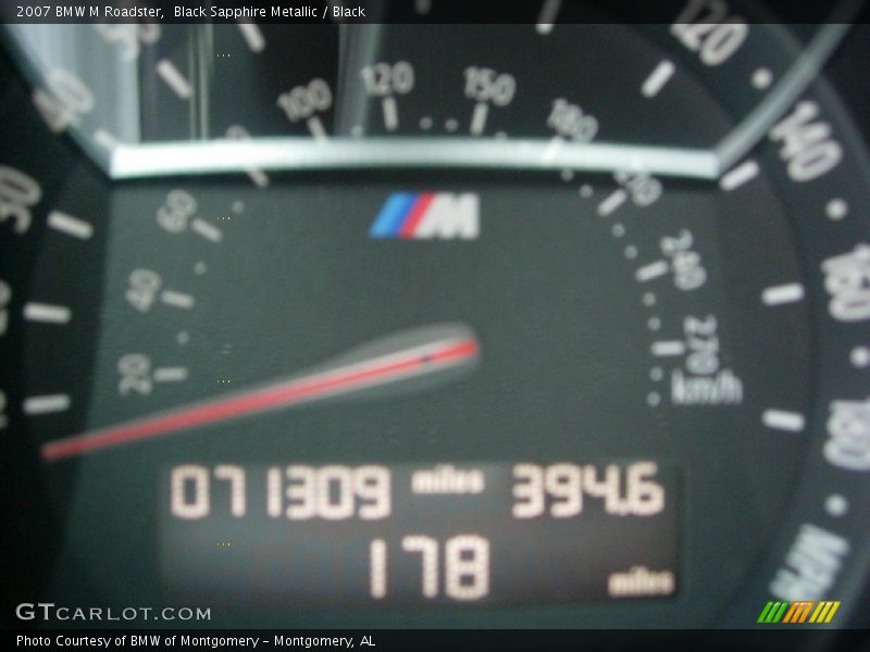 Black Sapphire Metallic / Black 2007 BMW M Roadster