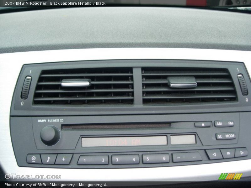 Controls of 2007 M Roadster