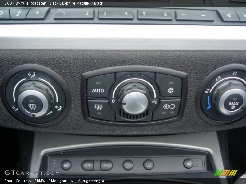 Controls of 2007 M Roadster