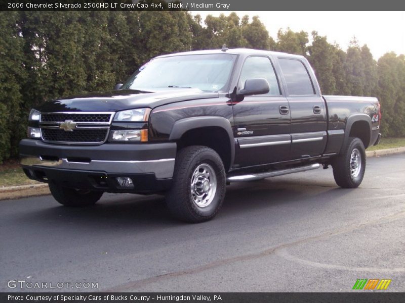 Black / Medium Gray 2006 Chevrolet Silverado 2500HD LT Crew Cab 4x4
