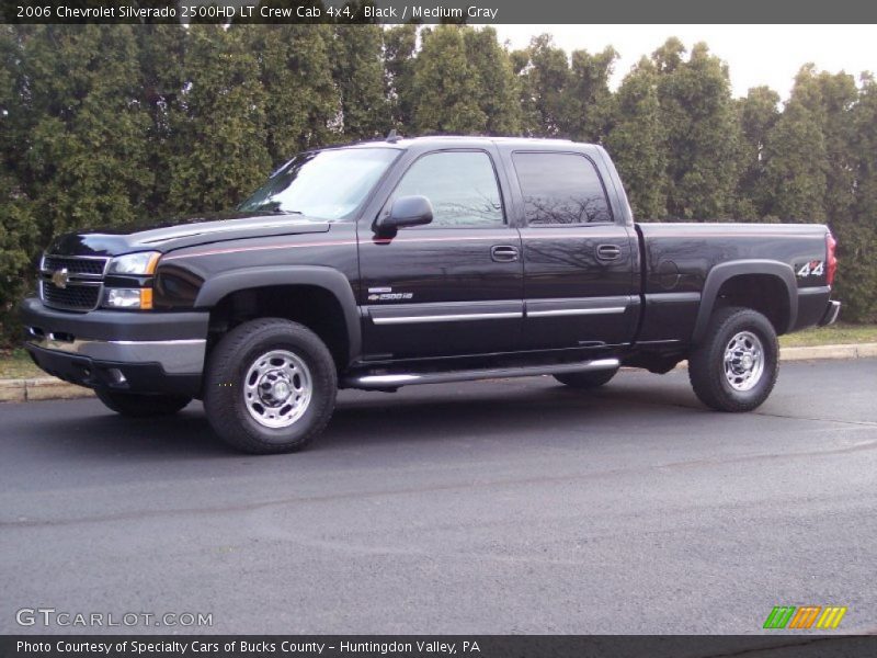 Black / Medium Gray 2006 Chevrolet Silverado 2500HD LT Crew Cab 4x4