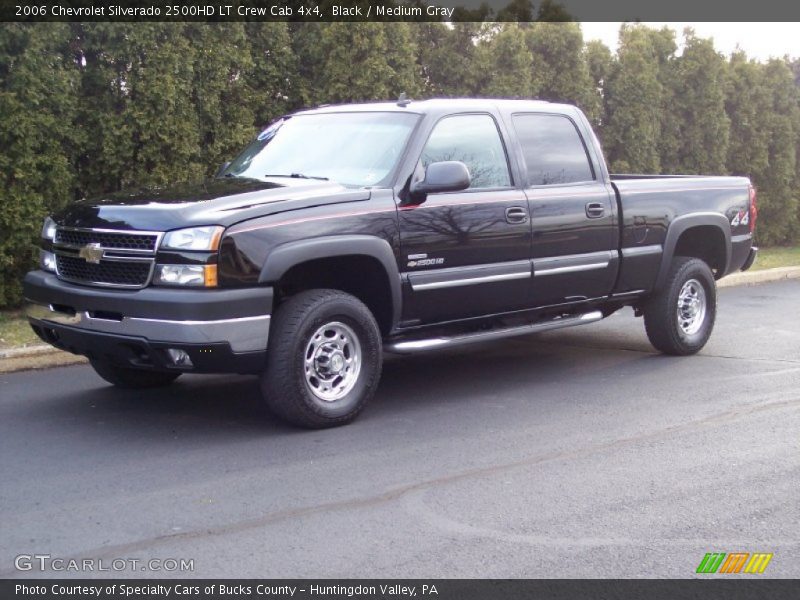 Black / Medium Gray 2006 Chevrolet Silverado 2500HD LT Crew Cab 4x4