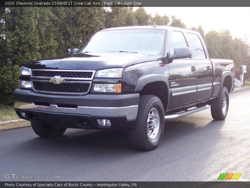 Black / Medium Gray 2006 Chevrolet Silverado 2500HD LT Crew Cab 4x4