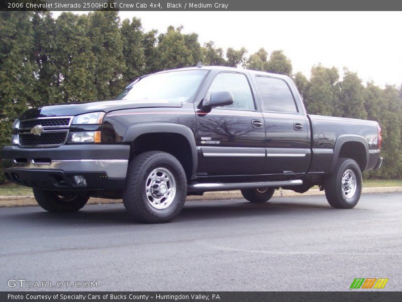 Black / Medium Gray 2006 Chevrolet Silverado 2500HD LT Crew Cab 4x4