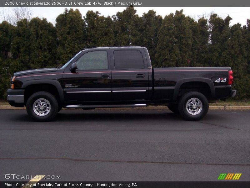 Black / Medium Gray 2006 Chevrolet Silverado 2500HD LT Crew Cab 4x4