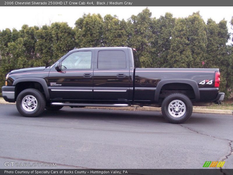 Black / Medium Gray 2006 Chevrolet Silverado 2500HD LT Crew Cab 4x4