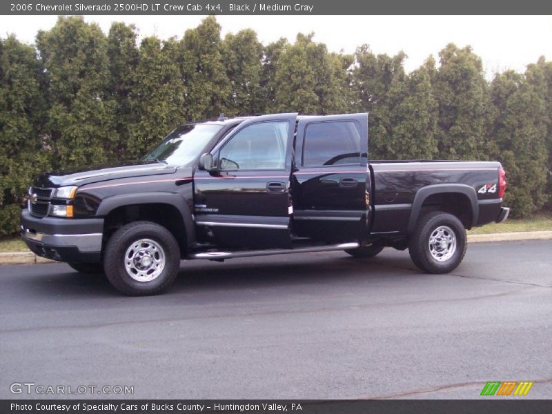 Black / Medium Gray 2006 Chevrolet Silverado 2500HD LT Crew Cab 4x4