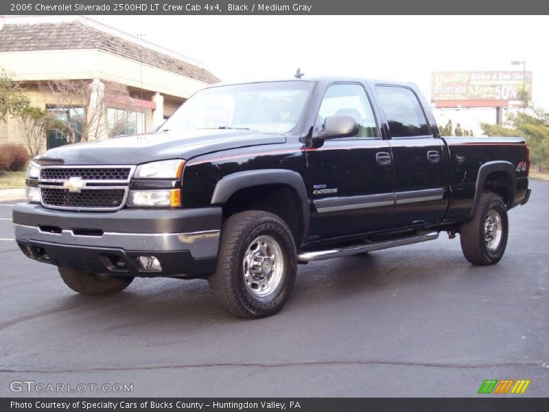 Black / Medium Gray 2006 Chevrolet Silverado 2500HD LT Crew Cab 4x4