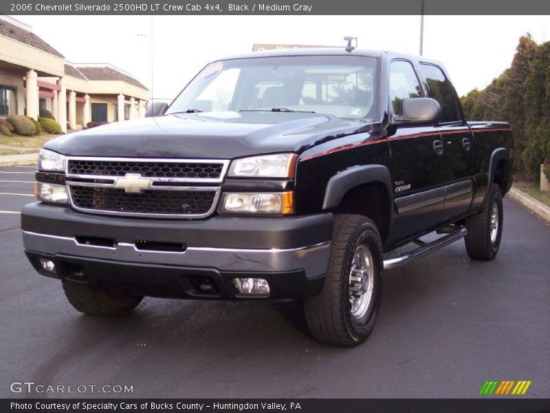 Black / Medium Gray 2006 Chevrolet Silverado 2500HD LT Crew Cab 4x4