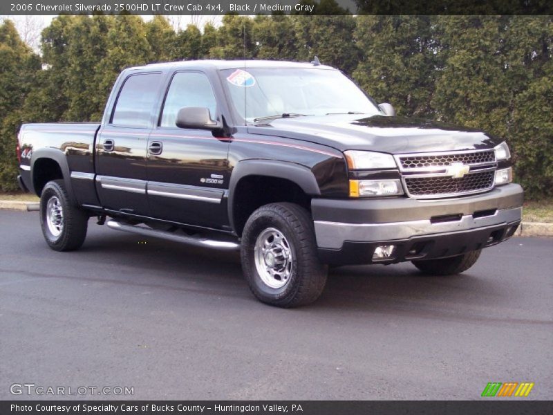 Black / Medium Gray 2006 Chevrolet Silverado 2500HD LT Crew Cab 4x4