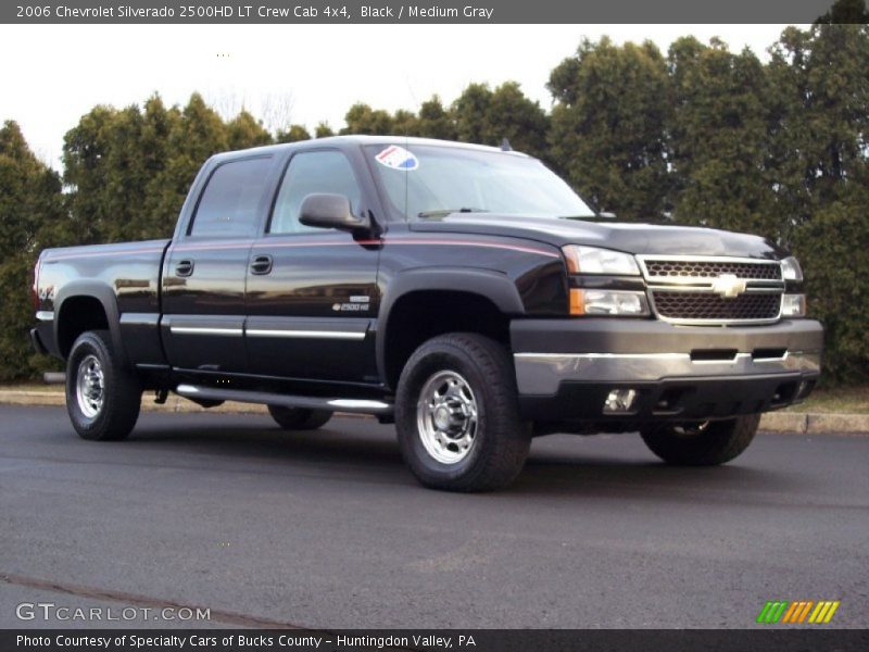 Black / Medium Gray 2006 Chevrolet Silverado 2500HD LT Crew Cab 4x4