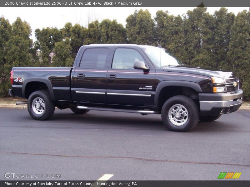 Black / Medium Gray 2006 Chevrolet Silverado 2500HD LT Crew Cab 4x4
