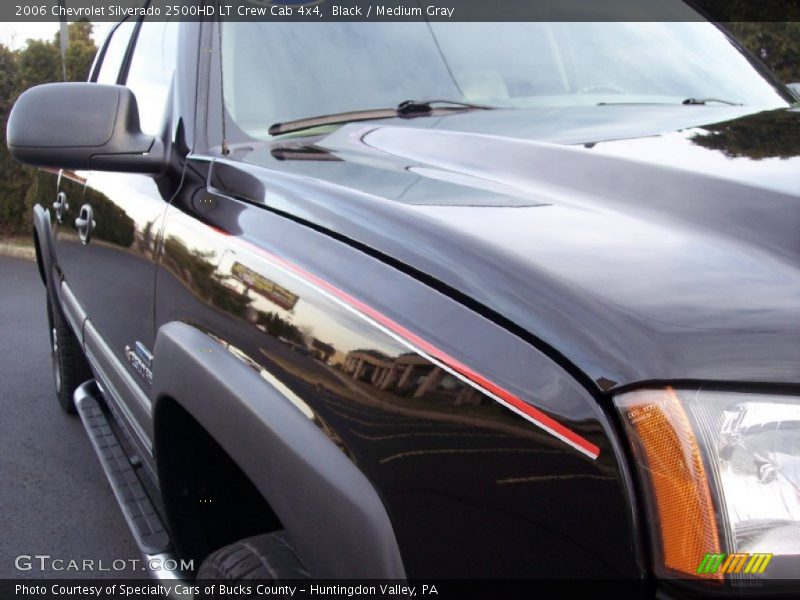 Black / Medium Gray 2006 Chevrolet Silverado 2500HD LT Crew Cab 4x4