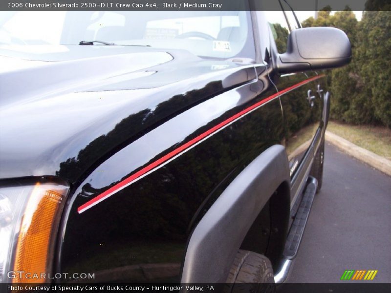 Black / Medium Gray 2006 Chevrolet Silverado 2500HD LT Crew Cab 4x4