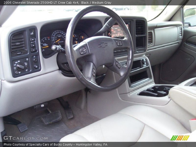 Black / Medium Gray 2006 Chevrolet Silverado 2500HD LT Crew Cab 4x4