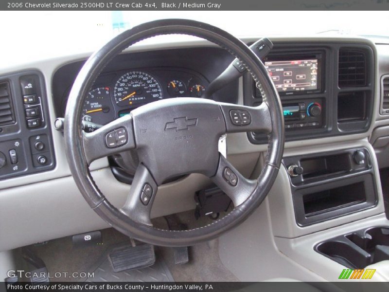 Black / Medium Gray 2006 Chevrolet Silverado 2500HD LT Crew Cab 4x4