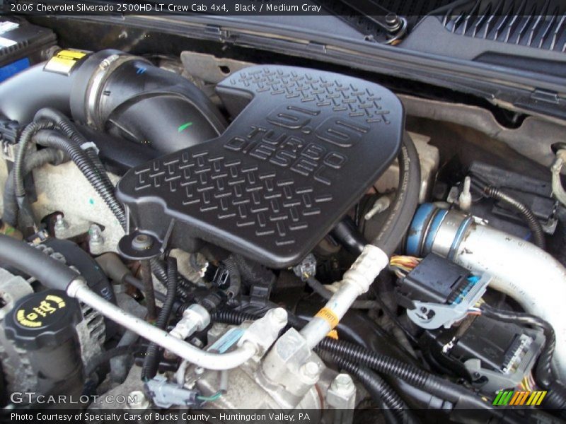 Black / Medium Gray 2006 Chevrolet Silverado 2500HD LT Crew Cab 4x4