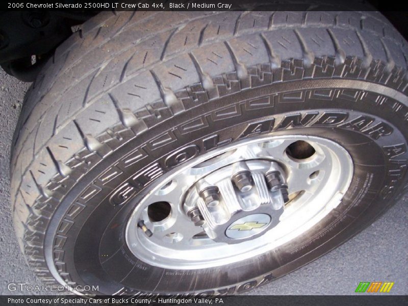 Black / Medium Gray 2006 Chevrolet Silverado 2500HD LT Crew Cab 4x4