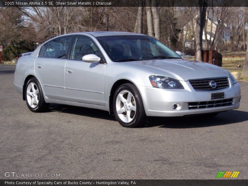 Sheer Silver Metallic / Charcoal 2005 Nissan Altima 3.5 SE