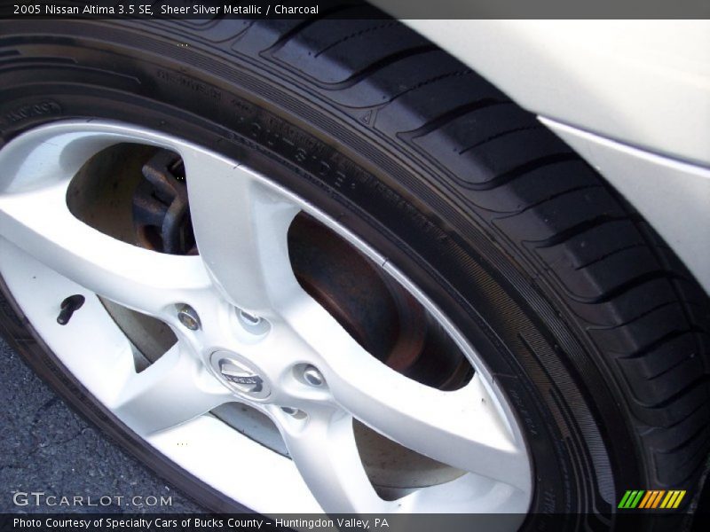 Sheer Silver Metallic / Charcoal 2005 Nissan Altima 3.5 SE