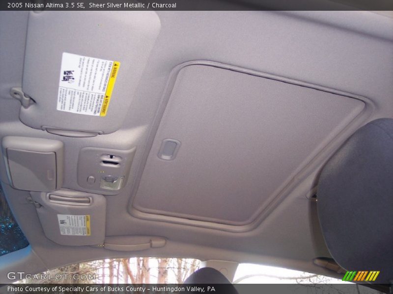 Sheer Silver Metallic / Charcoal 2005 Nissan Altima 3.5 SE