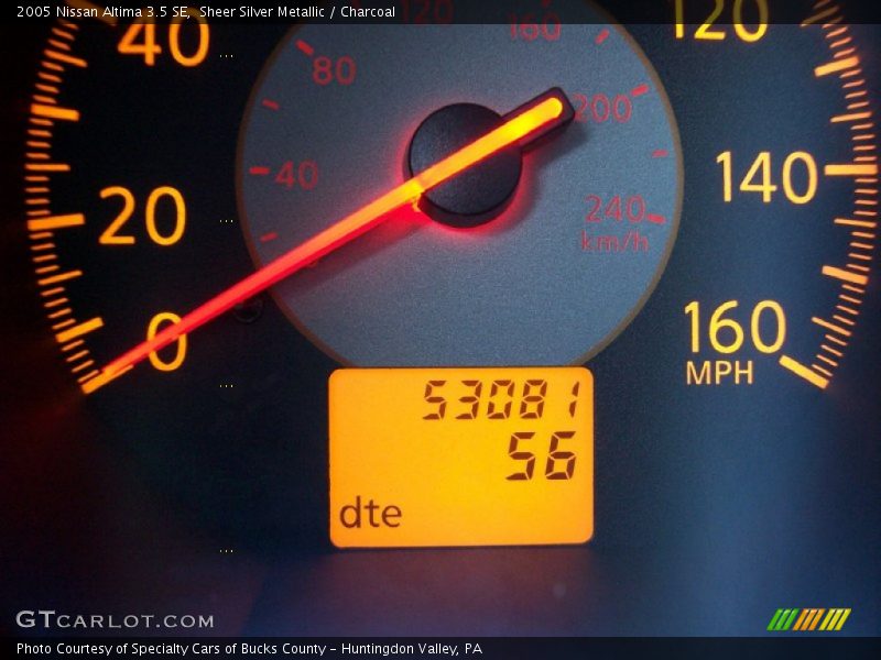 Sheer Silver Metallic / Charcoal 2005 Nissan Altima 3.5 SE