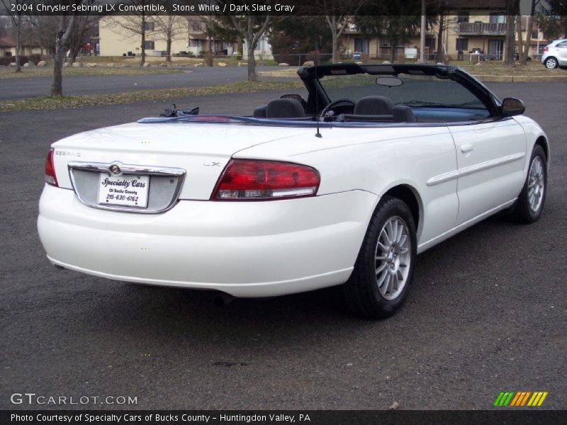 Stone White / Dark Slate Gray 2004 Chrysler Sebring LX Convertible